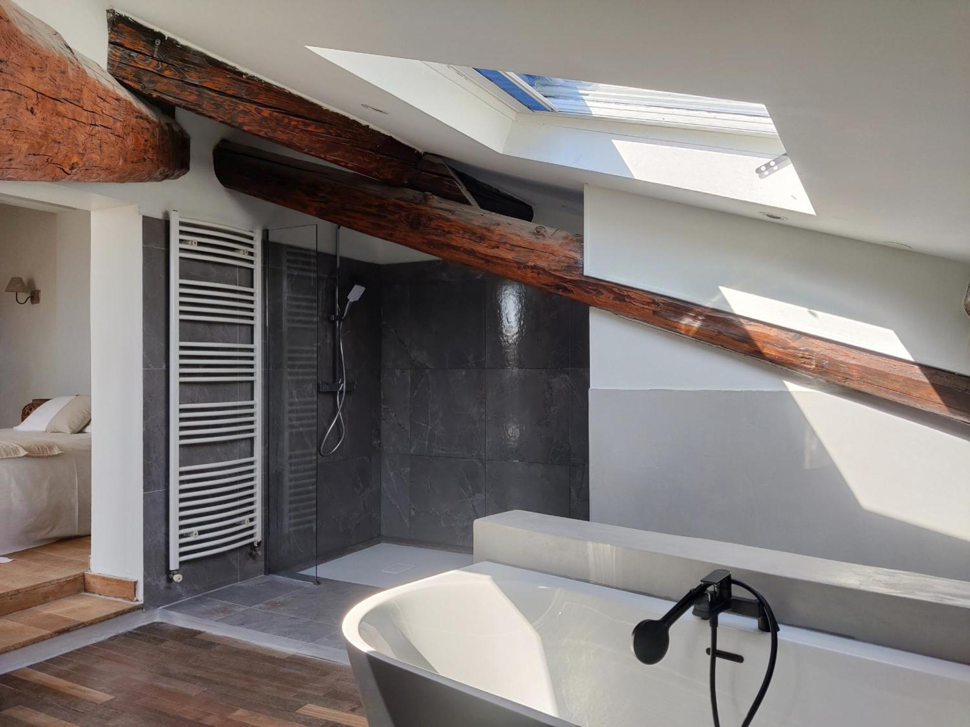 Chambres D'Hotes - Bed And Breakfast Les Palmiers Meze Ruang foto