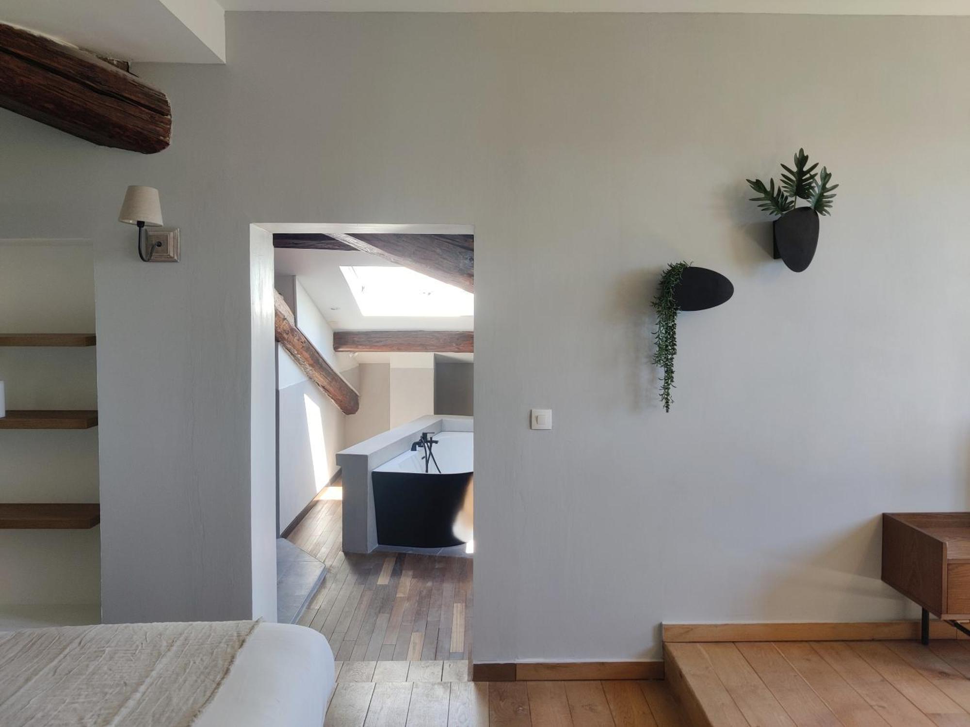 Chambres D'Hotes - Bed And Breakfast Les Palmiers Meze Bagian luar foto