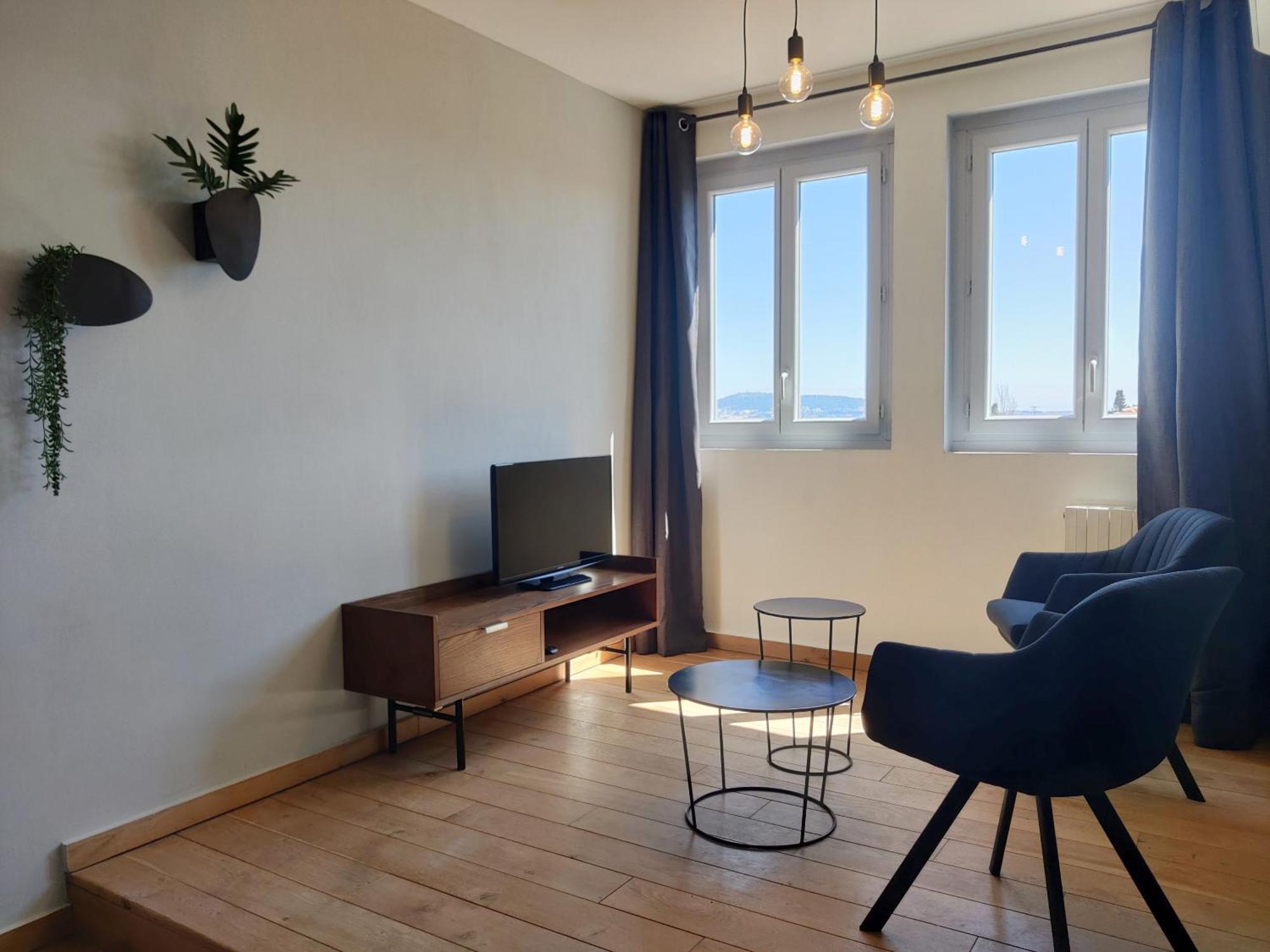 Chambres D'Hotes - Bed And Breakfast Les Palmiers Meze Ruang foto